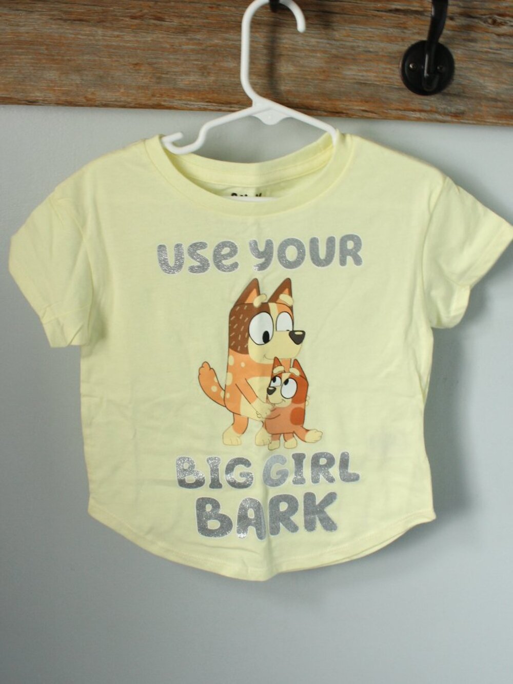 Bluey Size 4 Yellow Tshirt Bingo
